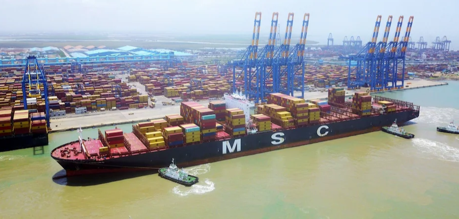 MSC - ship at Adani port.png