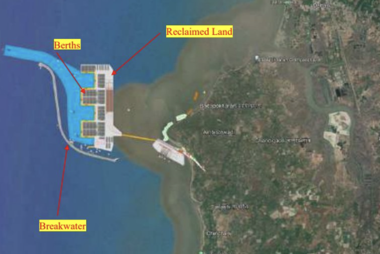 Vadhavan port of India - plan.png